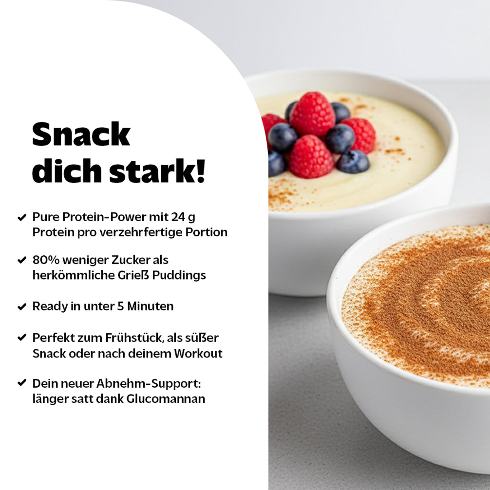Protein Grieß Pudding